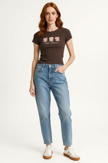 PLAYERA RIB ESTAMPADO GATOS