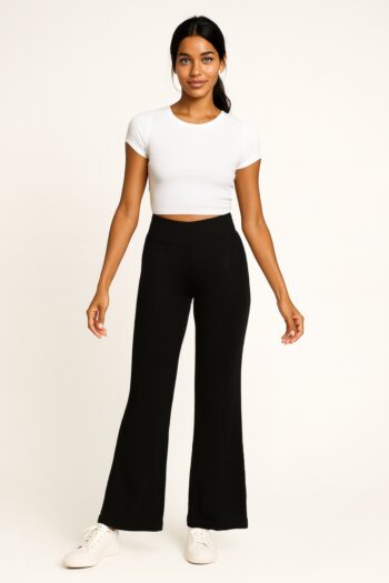 PANTALÓN RIB CORTE AMPLIO