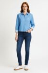 BLUSA CAMISERA RAYAS POPLINA