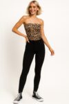 PLAYERA ANIMAL PRINT DRAPEADO ESTILO MODA EN TENDENCIA