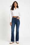 BLUSA CAMISERA CROP MODERNA