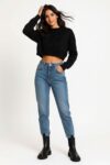 SUETER TEJIDO CROP AJUSTADO