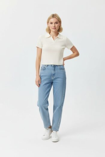 PLAYERA RIB SATIN MANGA CORTA