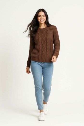 SUETER TEJIDO ROMBOS CLÁSICO