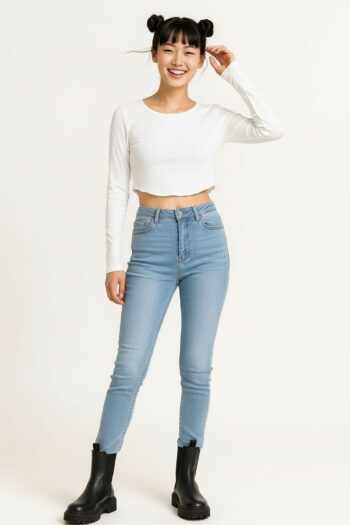 PLAYERA CORTA TEXTURA WAFFLE