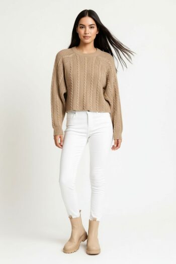 SUETER TRENZADO DE PUNTO GRUESO