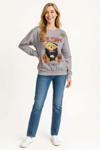 SUDADERA FELPA CON APLICACIÓN