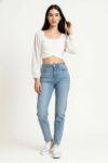 BLUSA MANGA LARGA CON AMARRE