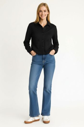 CHAMARRA GAMUZA CON BOLSAS