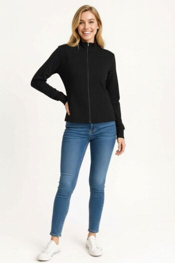 SUDADERA MICROFLEECE CON CIERRE