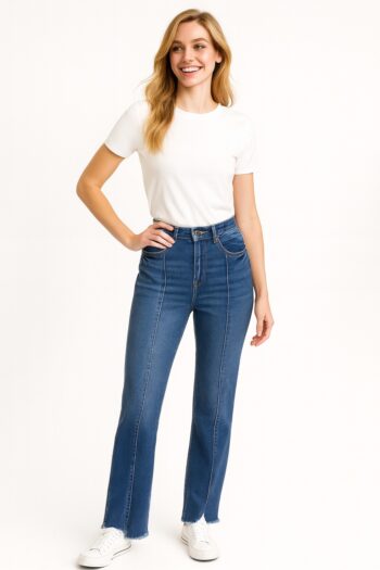 JEANS ST CORTE CAMPANA CON ABERTURA