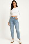 PLAYERA CROP CUELLO REDONDO