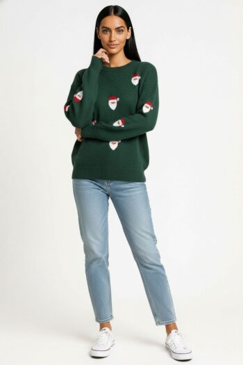 SUÉTER TEJIDO DETALLE BORDADO