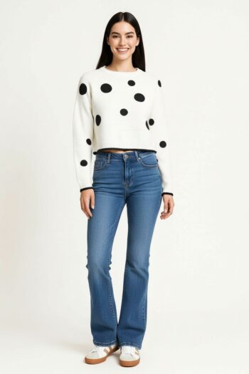 SUÉTER TEJIDO CON DETALLE MODERNO