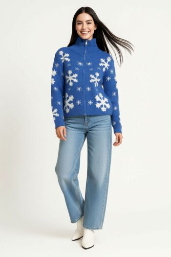 SUÉTER CIERRE Y MANGA LARGA