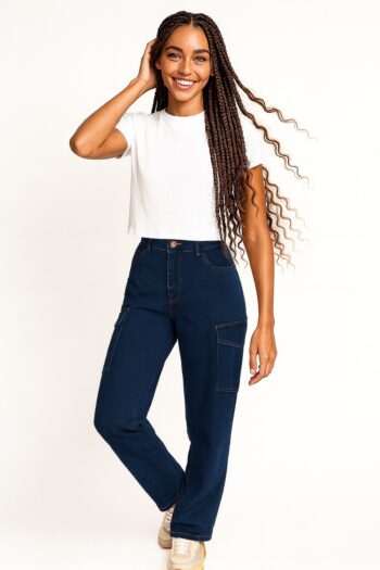 JEANS AMPLIOS BOLSA LATERAL