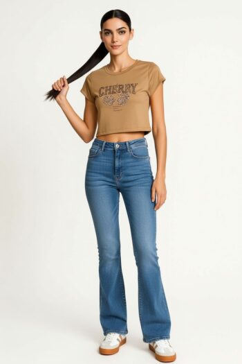 PLAYERA CHERRY CROPPED JUVENIL