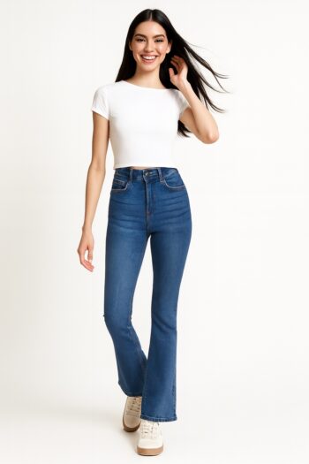 JEANS CAMPANA TALLE MEDIO CLÁSICO