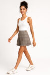 FALDA A CUADROS CON PRETINA ANCHA