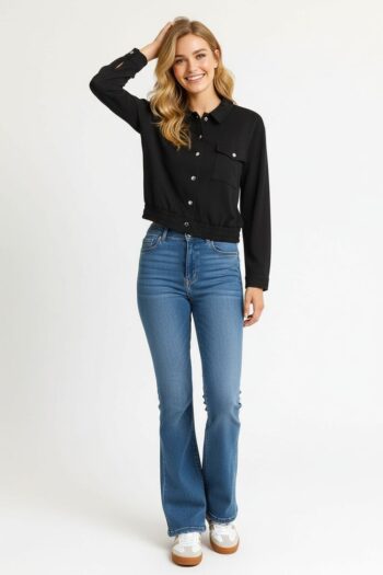 ABRIGO PAÑO CON BOTONES