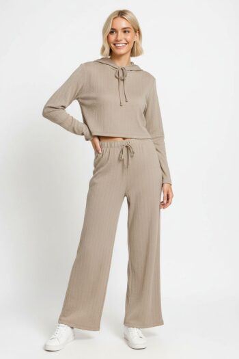 CONJUNTO PELUCHE SUAVE CON CAPUCHA