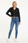 CHAMARRA BIKER SUEDE CROP AJUSTE