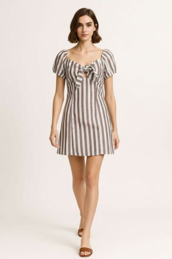 VESTIDO CORTO ALGODÓN