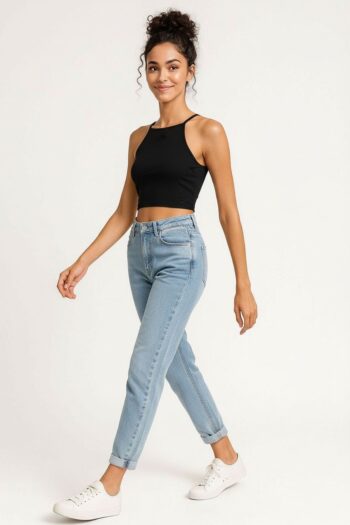 PLAYERA TOP HALTER TEXTURIZADO