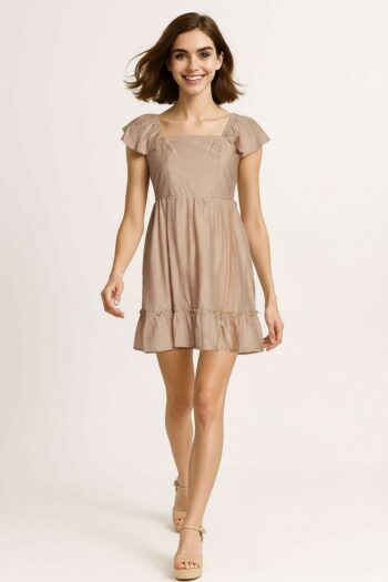 VESTIDO ESCOTE CUADRADO