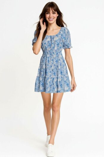 VESTIDO PALM BREEZE PRINT BOTÁNICO