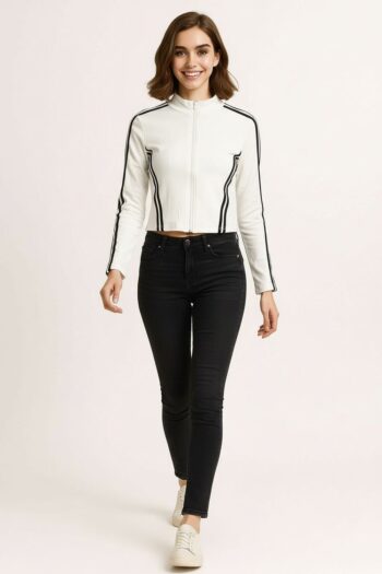 CHAMARRA CIERRE PESPUNTES