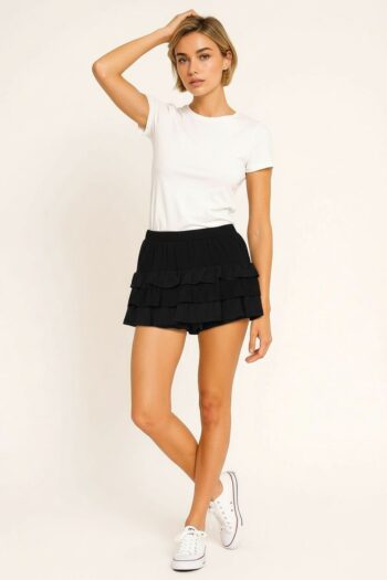 FALDA SHORT OLANES TIRO ALTO