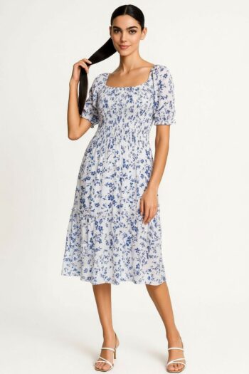 VESTIDO CORTO FRUNCIDO