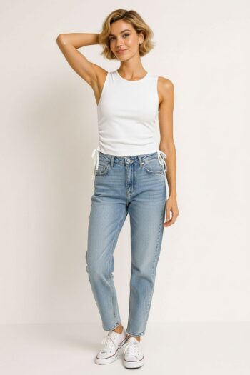 PLAYERA CROP CON JARETAS