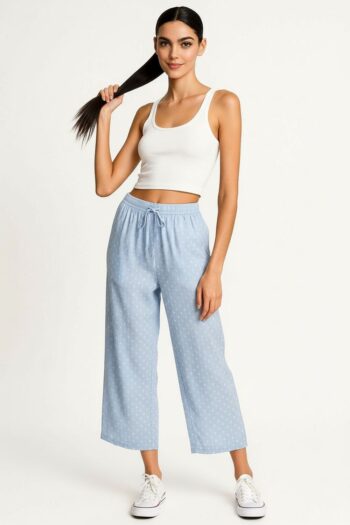 PANTALÓN SUELTO IYOCELL CINTURA ELÁSTICA