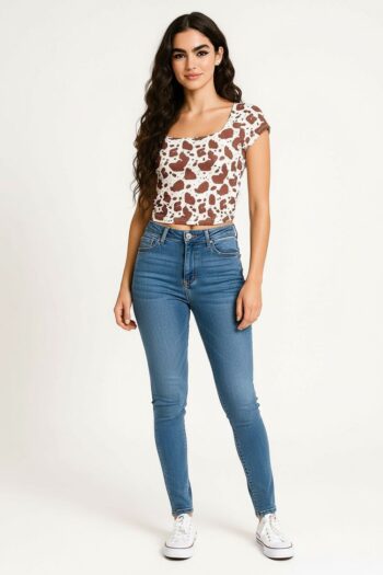 PLAYERA DOBLE PLISADO ANIMAL