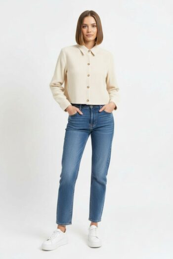 BLUSA MANGA LARGA BOTONES