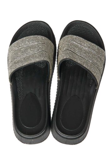 SANDALIA CON PEDRERÍA Y PLATAFORMA