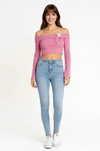 BLUSA RIB ESCOTE OJAL