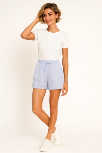 SHORT ALGODÓN CON JARETA