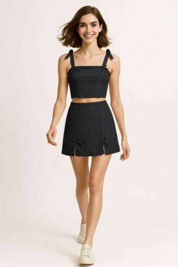 CONJUNTO MINIFALDA Y TOP