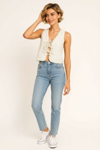 SACO VOAL BORDADO AMARRES