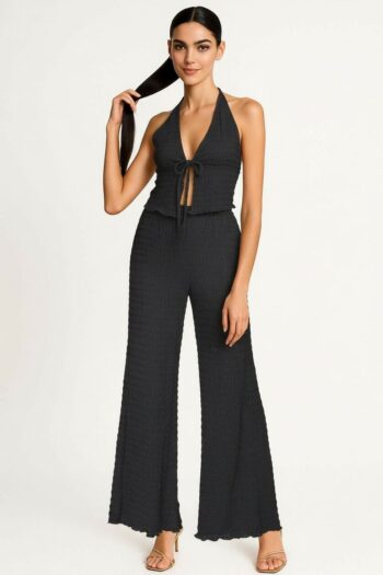 CONJUNTO HALTER CON PANTALÓN