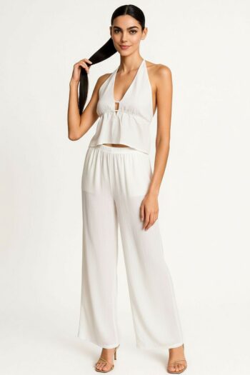 CONJUNTO HALTER Y PANTALÓN