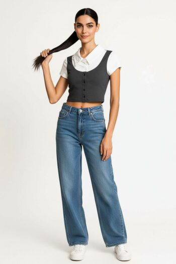 PLAYERA DOBLE EFECTO BOTONES