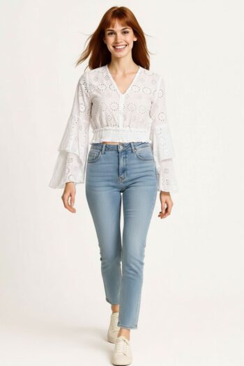 BLUSA SMOCK CINTURA AYLET