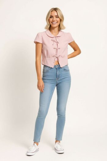 BLUSA LINO CUELLO CAMISERO