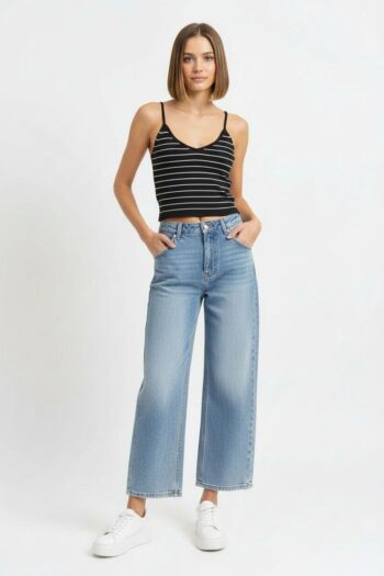 PLAYERA TOP TEJIDO ESCOTE EN V