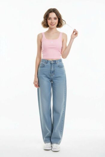 BLUSA TOP RIB SIN MANGAS AJUSTE