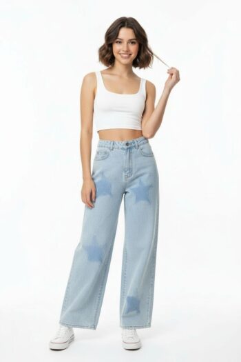 JEANS RECTO CORTE AMPLIO